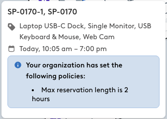 Robin reservation length limit