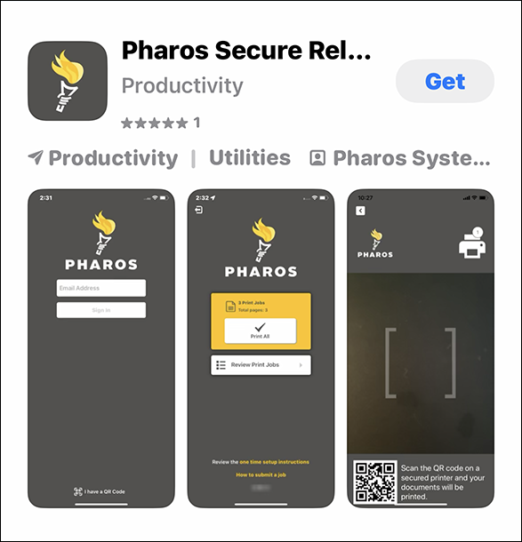 A picture of the iOS App Store showing search results for
