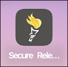 A picture of the Pharos Secure Release app icon