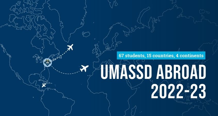 2023: estudiantes de UMassD estudian en el extranjero